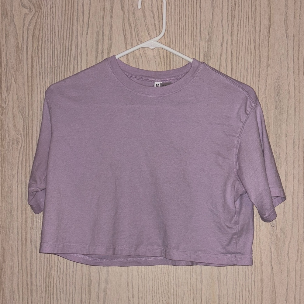 Purple Cropped Tshirt